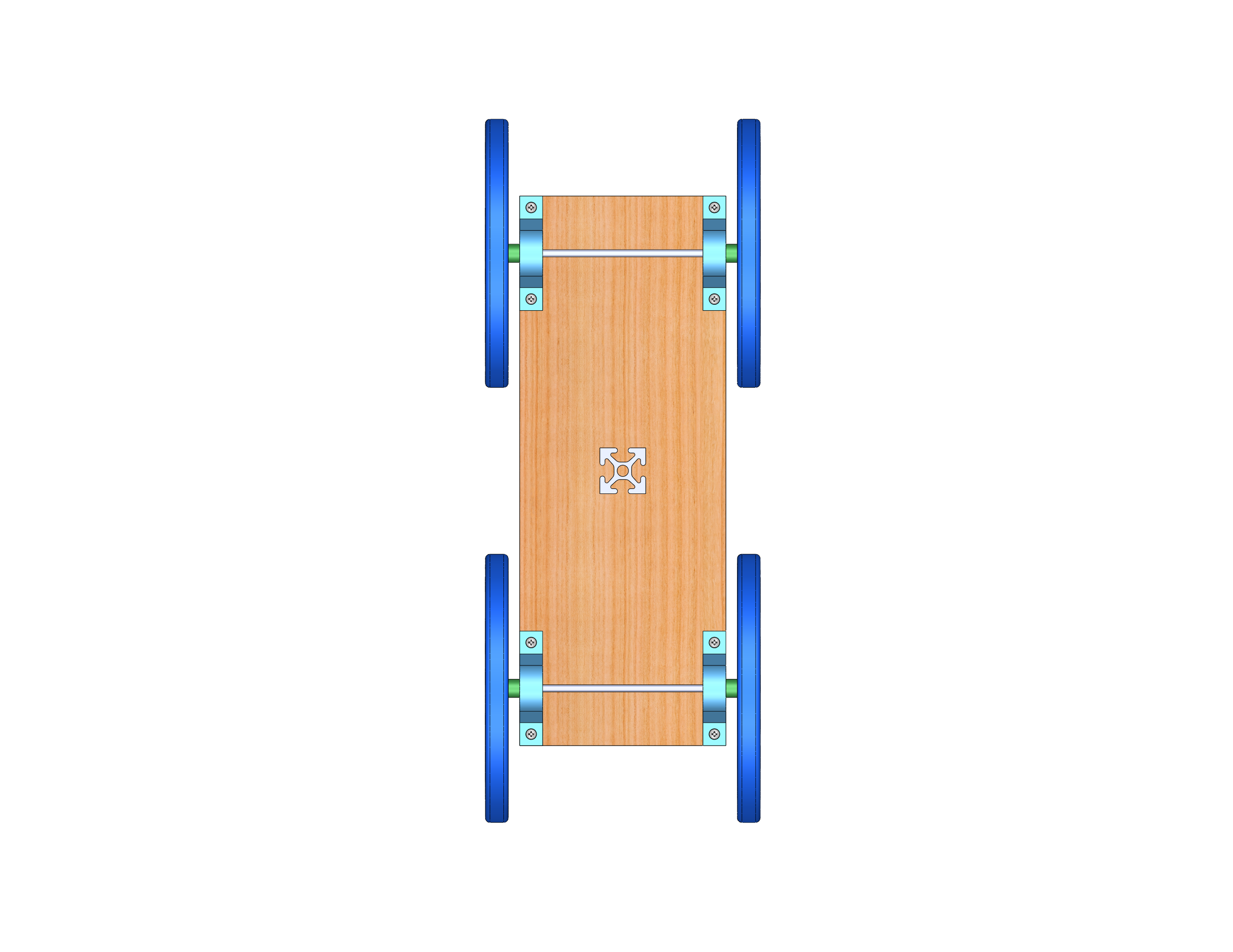 Top CAD view