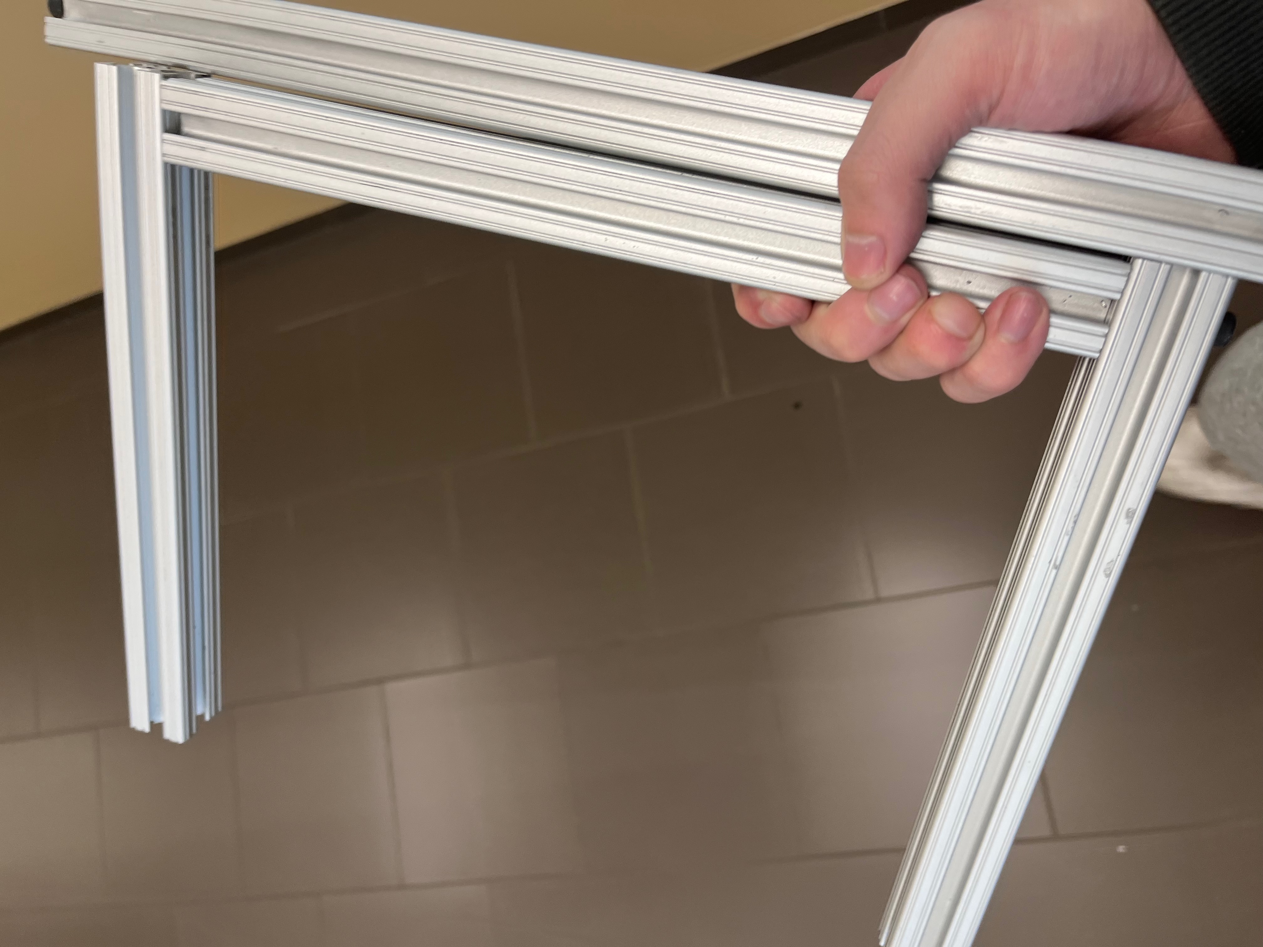 Aluminum structure detail