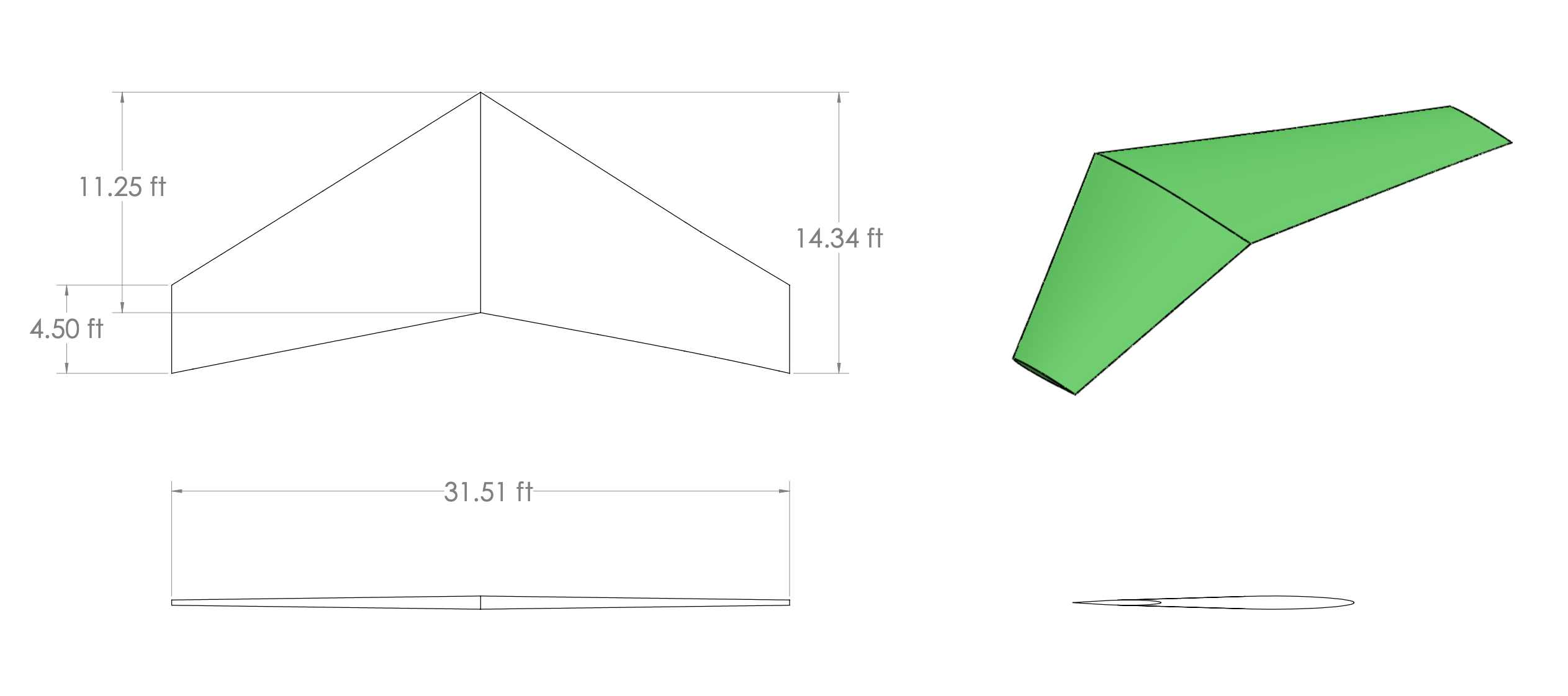 Horizontal stabilizer drawing