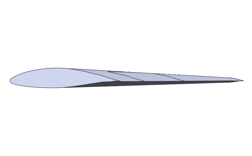 Wing section view