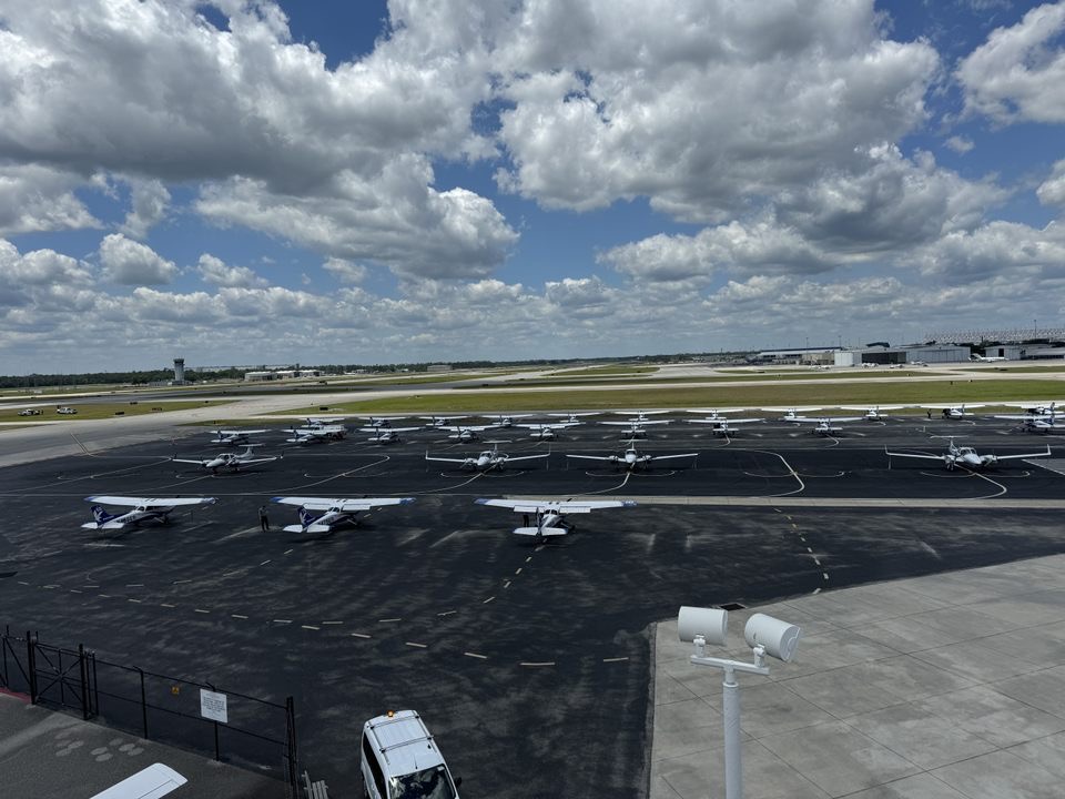 Campus aircraft display